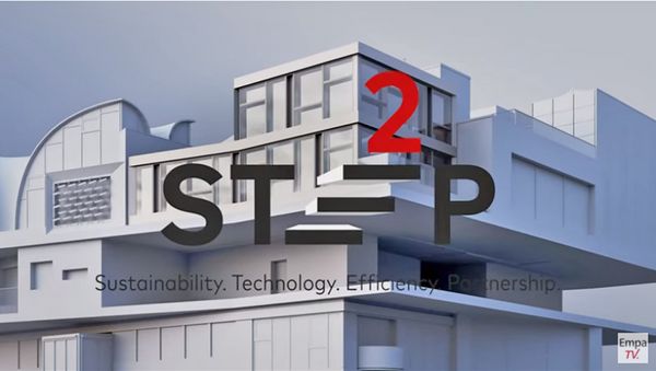 Plancher en filigrane nervuré en 3D pour le bâtiment de l'innovation NEST (STEP2) à l'EMPA