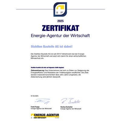 EnAW-Zertifikat 2025