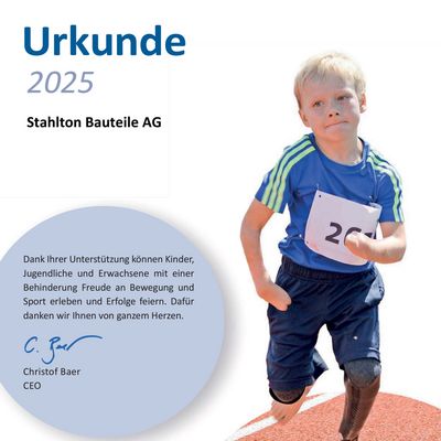 Sponsor officiel PluSport – Sport Handicap Suisse 2025