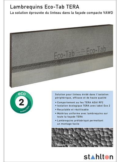 NOUVEAU: dépliant «Lambrequins Eco-Tab TERA»