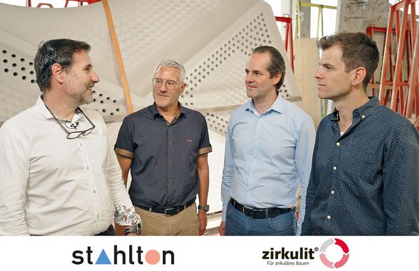 Partenariat stratégique entre Stahlton Bauteile AG et zirkulit AG